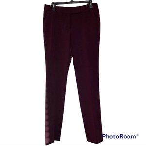 Worthington Eggplant Color Modern Fit Pants Career Slacks Work Flat Front